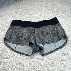 Lululemon Speed Up Short *2.5" Velocity Mesh Island Mist Black / Black